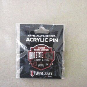 OHIO STATE BUCKEYES-Miami 2002 Commemorative Pin-National Championship-NEW